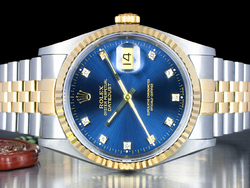 Rolex Datejust 36 Blu Jubilee 16233 Blue Jeans Diamanti